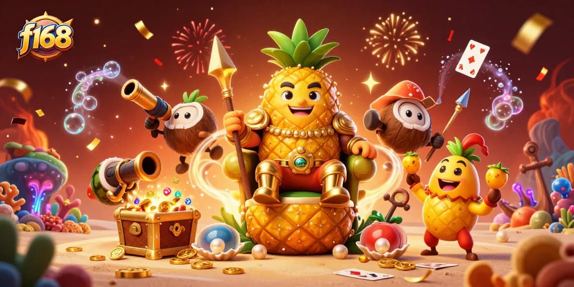 Experience exciting gameplay at f168 with vibrant casino characters and magical elements.