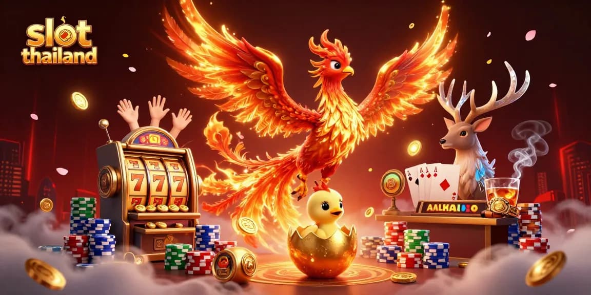 Engage with slot thailand featuring vibrant phoenix and dynamic casino elements.