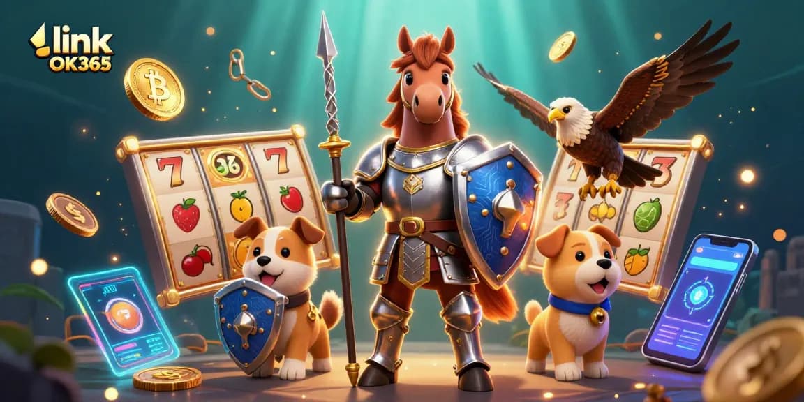 Experience thrilling casino action with link OK365 and vibrant slot game visuals.