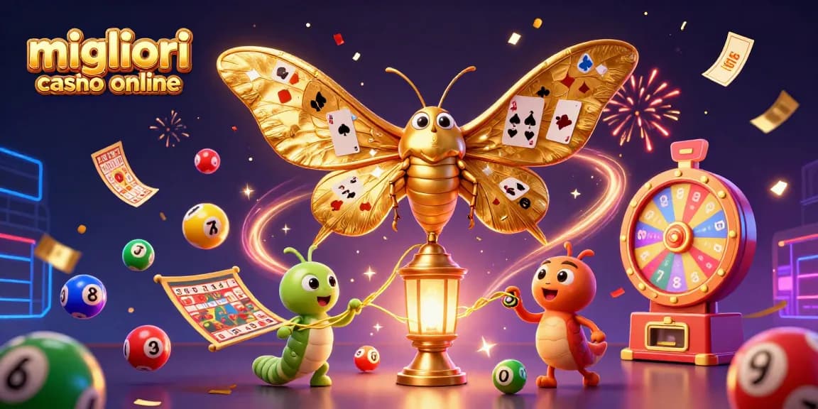 Scopri i migliori casino online con un'emozionante scena 3D che celebra il gioco d'azzardo