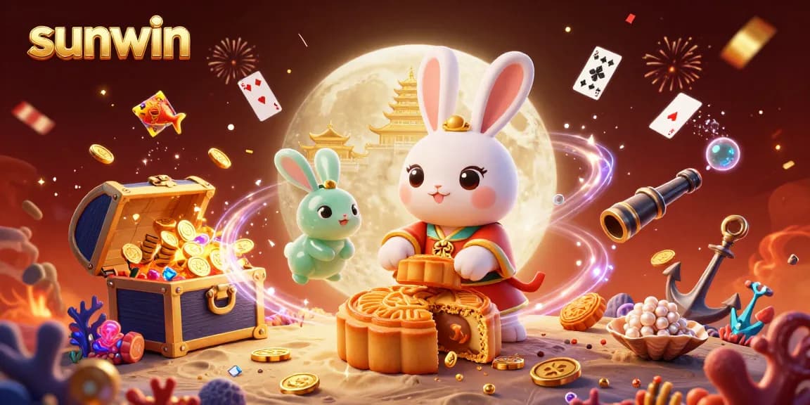 Engage in thrilling gameplay at Sunwin with vibrant 3D characters and casino elements.