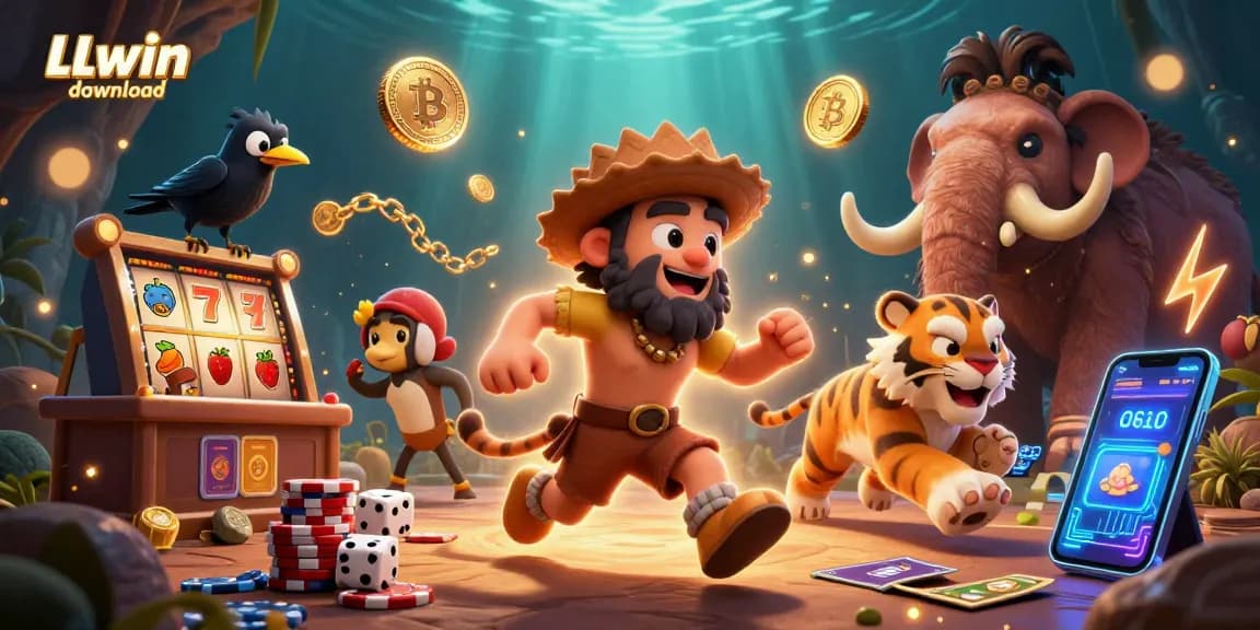 Experience exciting gameplay with LLwin download featuring vibrant casino and crypto elements.