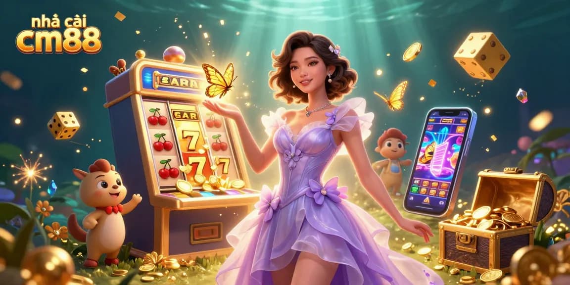 Experience thrilling gaming at nhà cái cm88 with vibrant slot machines and winning opportunities.