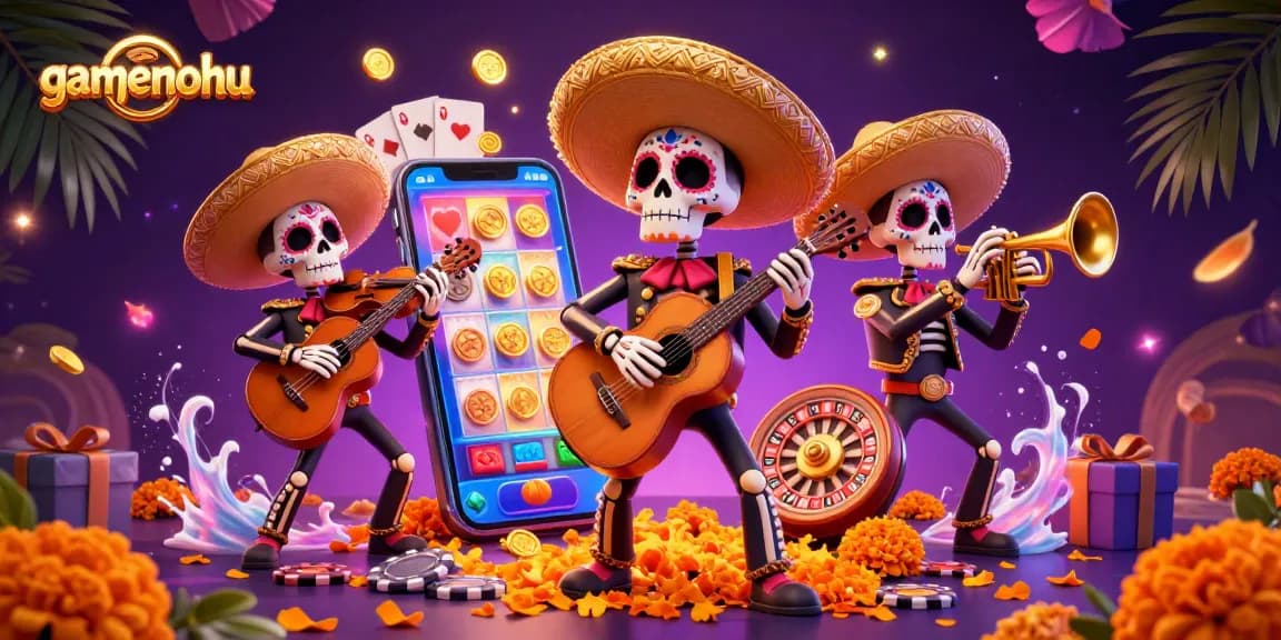Engage in vivid gamenohu slot experiences with a lively mariachi band and dynamic gaming elements.