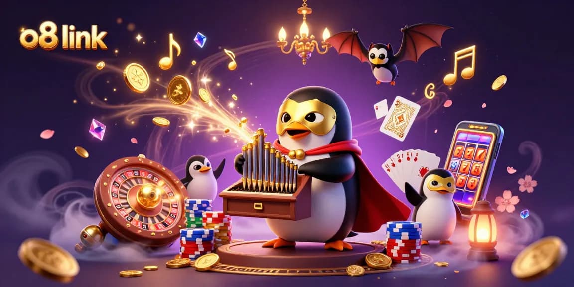 Experience thrilling wins with the o8 link as the phantom penguin plays at the casino