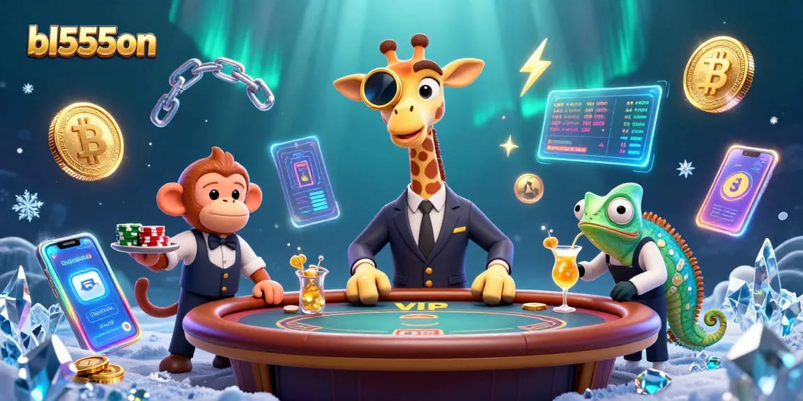 Engage in thrilling gameplay at bl555on while exploring dynamic 3D casino illustration with vibrant characters.