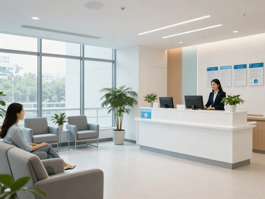 Psychiatric assessment services in a welcoming healthcare clinic environment, highlighting compassionate patient care.