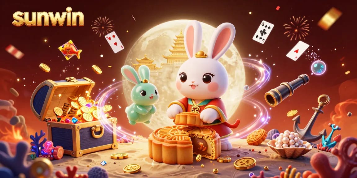 Engage in thrilling gameplay at Sunwin with vibrant 3D characters and casino elements.