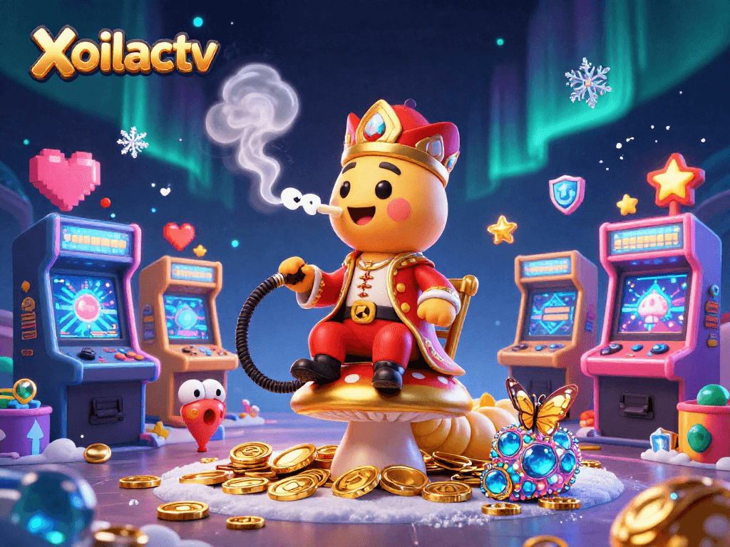 Xoilactv invites players into a vibrant casino world filled with whimsical characters and gaming excitement.