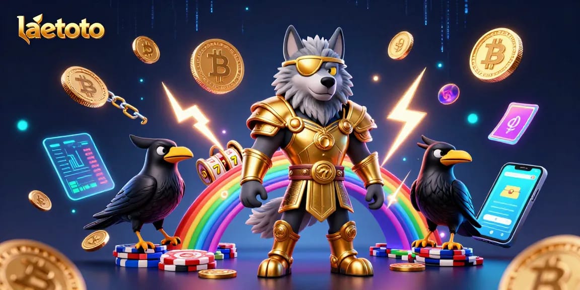 laetoto enhances your gaming experience with vibrant casino-themed characters and elements.