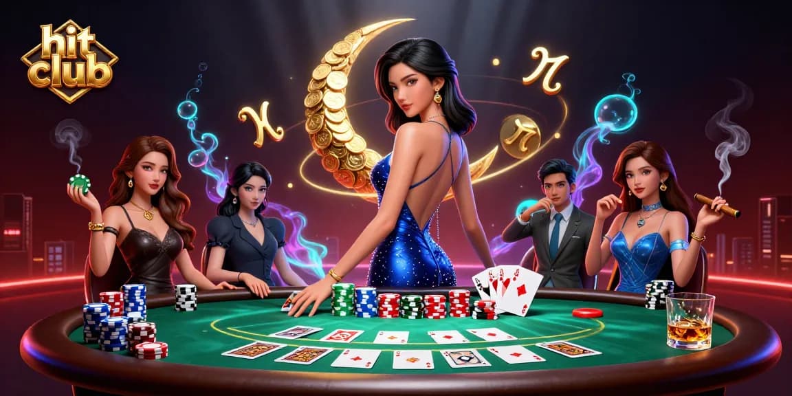 Experience the excitement of hit club with vibrant gaming elements and a stunning casino scene.