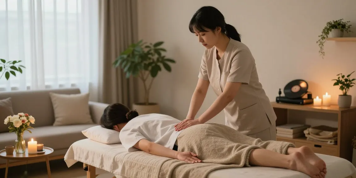 Experience premium 금천구출장마사지 in a tranquil home setting with a professional therapist.