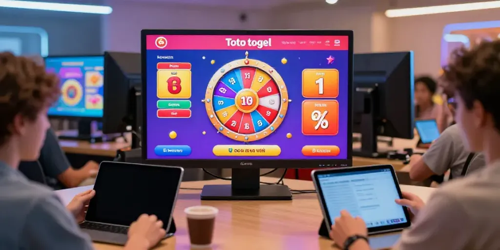 Toto togel interactive gaming platform featuring diverse players immersed in a dynamic experience.