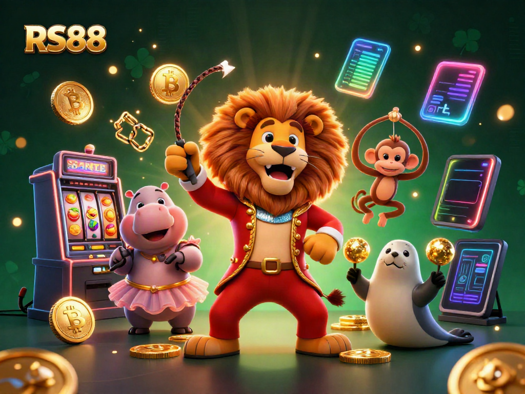 Engage in exciting gameplay at RS88 with lively circus characters and thrilling jackpot elements.