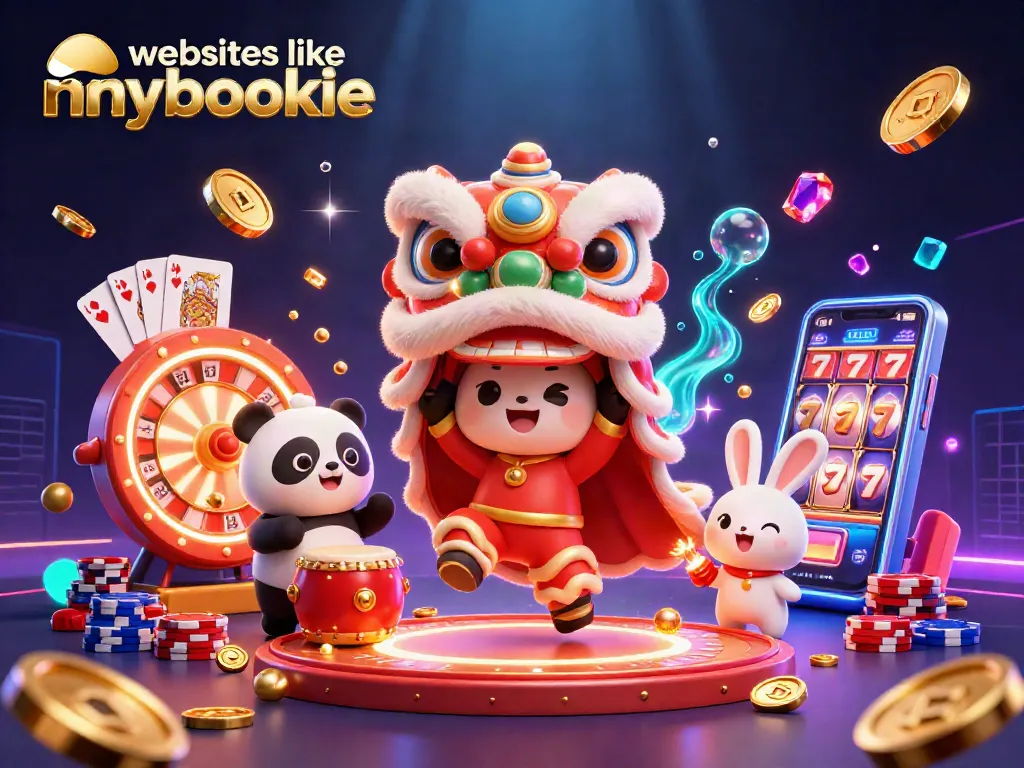 Engage with thrilling games like websites like mybookie featuring lion dance and vibrant casino elements.