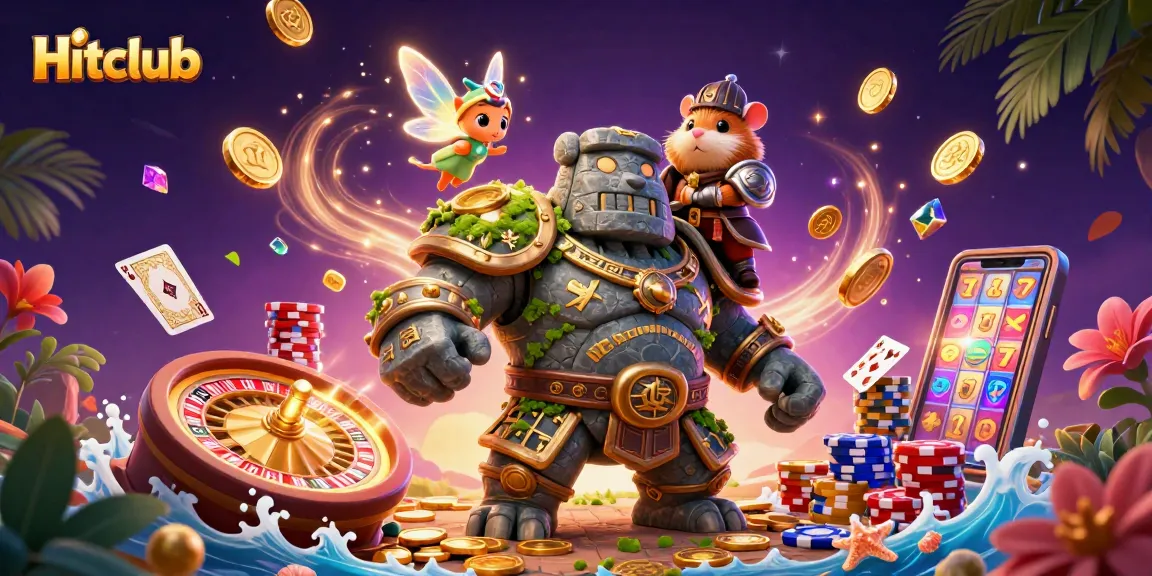 Engage with Hitclub's vibrant gaming scene featuring exciting slots and dynamic action.