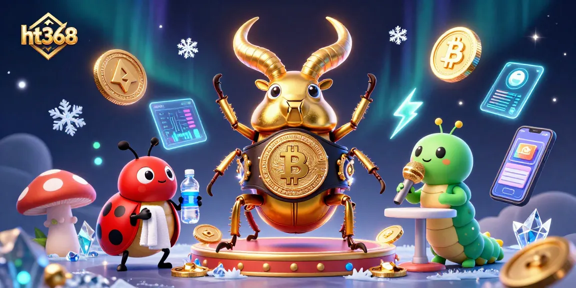 Experience the excitement of ht368 as a golden stag beetle takes center stage for a thrilling casino showdown.