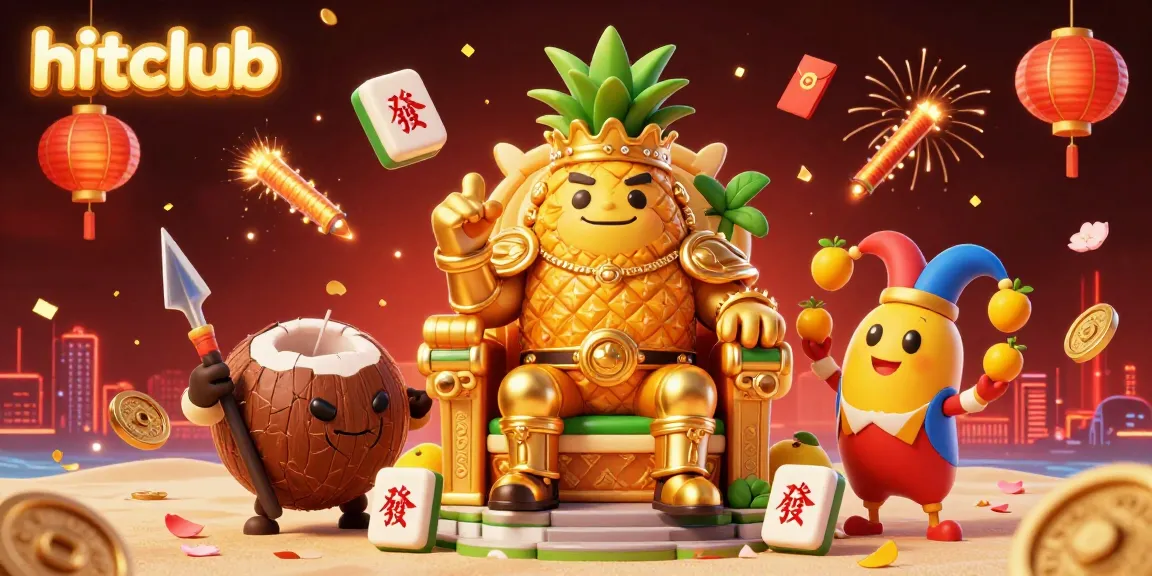 Experience exhilarating gameplay at hitclub with the golden pineapple king in a vibrant beach casino.