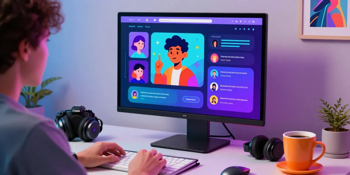 Engaging in ai chat nsfw with vibrant digital character avatars and sleek AI interface.