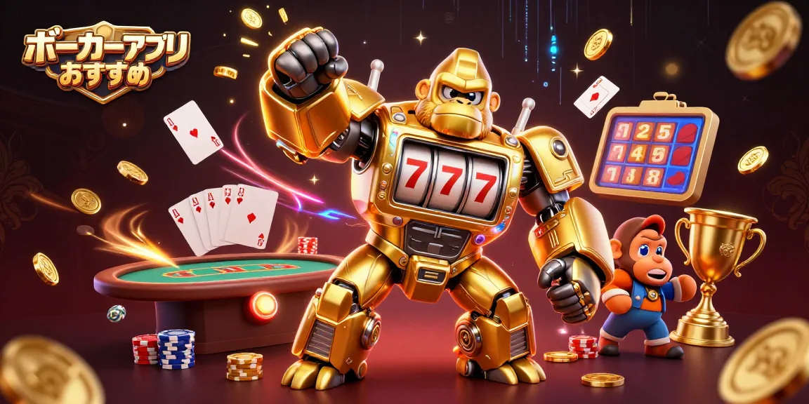 ポーカーアプリ おすすめで提案するリアルマネーの楽しいポーカーシーンを描いたビジュアル