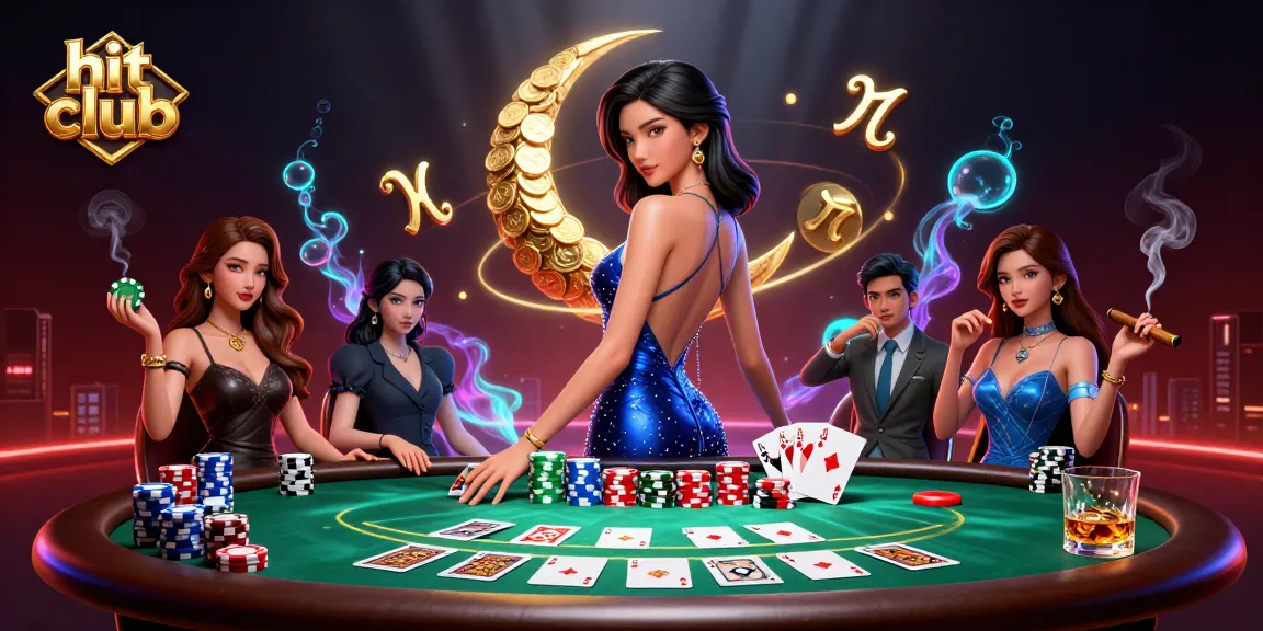Experience the excitement of hit club with vibrant gaming elements and a stunning casino scene.